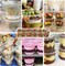 50 Pack 8 OZ Disposable Plastic Cups with Flat Lids,Disposable Ice Cream Cups,Take Away Food Container for Drink,Yogurt,Parfaits,Soups,Snacks,Dessert,Salad,Fast Food,Fruit(With Holes)